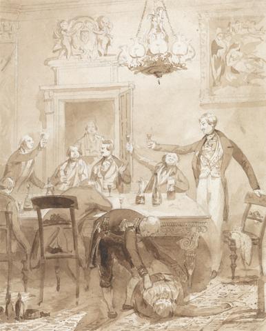 Henry Dawe The Life of a Nobleman: Scene the Second - The First Party
