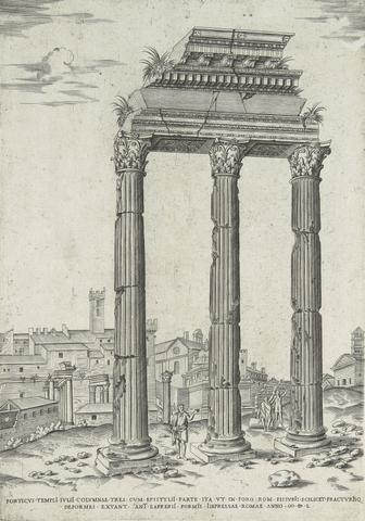 unknown artist Porticus Templi Iulii Columnae Tres