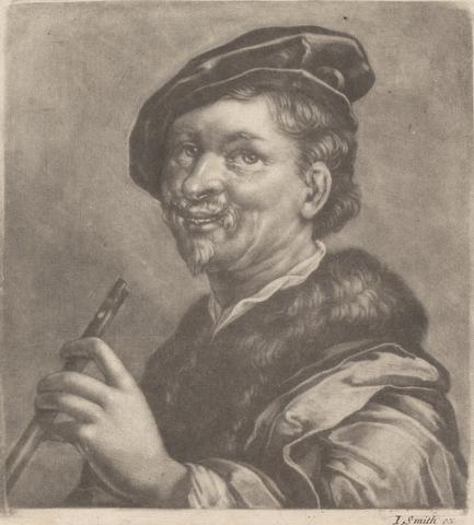 Man Playing Flute
