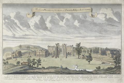 unknown artist the East Prospect of the Ruins of Furness Abbey in Lancashire