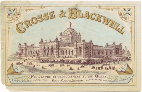 Crosse & Blackwell, creator. Crosse & Blackwell :
