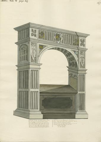 Daniel Lysons Tomb of Richard Lector