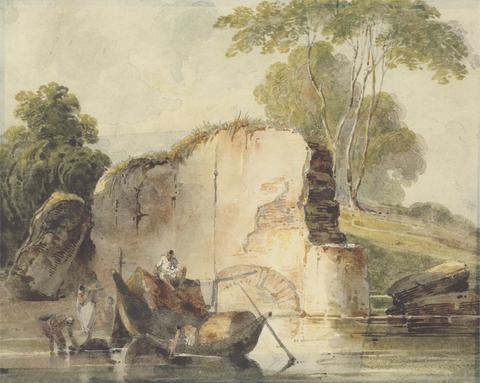 George Chinnery A River Scene