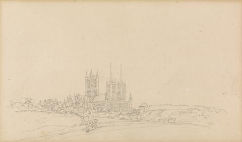 Thomas Girtin View of Lincoln Cathedral