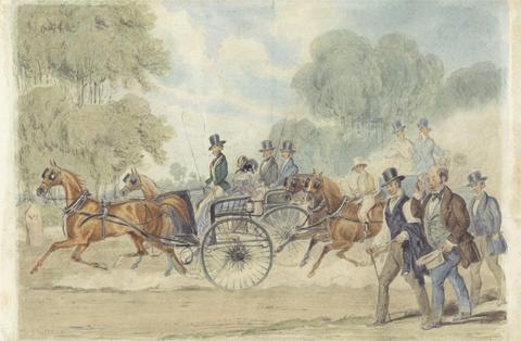 James Pollard The Derby Day: Tits and Trampers on the Road to Epsom