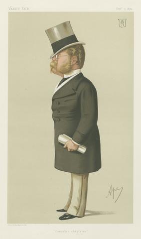 Carlo Pellegrini Politicians - Vanity Fair. 'Consular chaplains.' Sir Henry Drummond Wolff. 5 September 1874