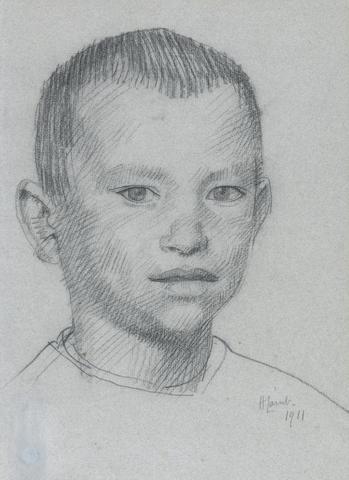 Henry Lamb Study of a Boy's Head