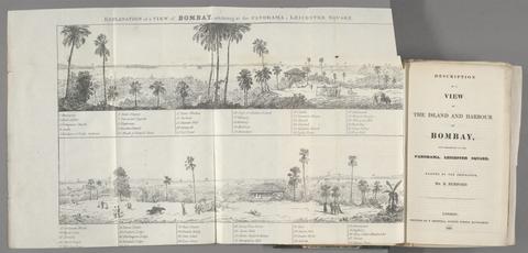 Burford, Robert, 1791-1861. Description of a view of the island and harbour of Bombay :