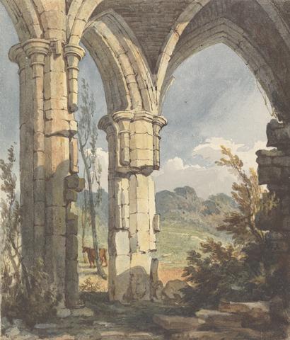 Thomas Sully Landscape Looking Through Ruined Archway