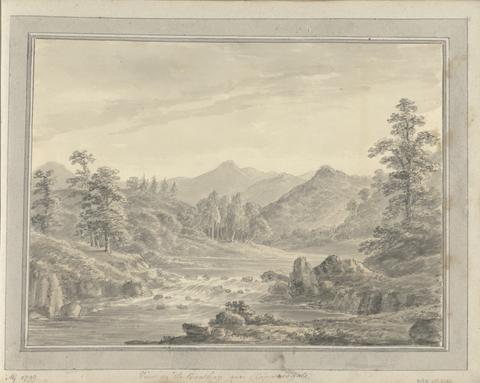 Amos Green Views in England, Scotland and Wales: View on the Brathay near Clappensgate