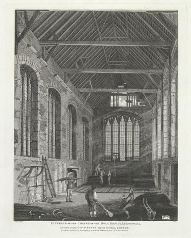 unknown artist Interior of the Chapel of the Holy Trinity, Leadenhall