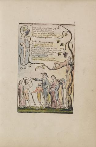 William Blake Songs of Innocence and of Experience, Plate 6, "The Ecchoing Green" (Bentley 7)