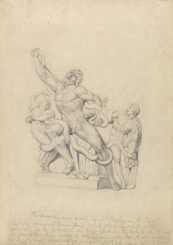 William Blake Copy of the Laocoön, for Rees's Cyclopædia
