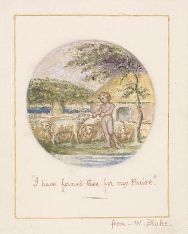Edward Calvert 'I have formed thee for my praise'