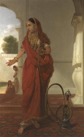 Tilly Kettle A Woman of the Court at Faizabad, India