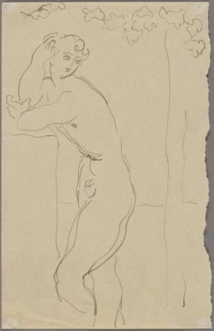 Duncan Grant Standing Male Nude