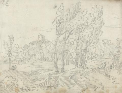 John Robert Cozens Convent of Monte Olivetto near Florence