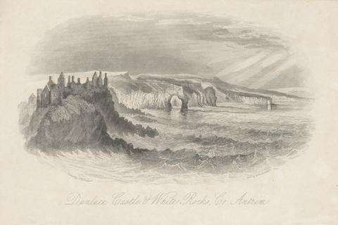 unknown artist Dunluce Castle & White Rocks, Co. Antrim
