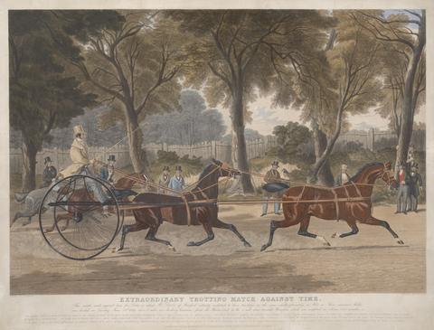 Charles Hunt Extraordinary Trotting Match against Time