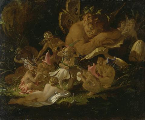 Puck and Fairies, from "A Midsummer Night's Dream"