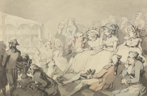 Thomas Rowlandson An Audience Watching a Play at Drury Lane Theatre