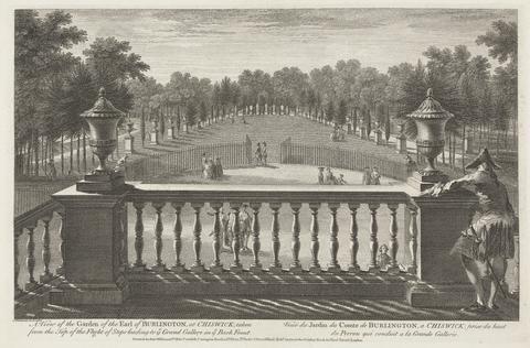 unknown artist A View of the Garden of the Earl of Burlington at Chiswick