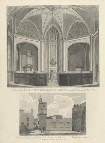 unknown artist Interior of the Church of St. Barts the Lesser