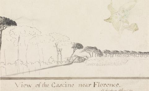 Henry Swinburne View of the Cascine Near Florence