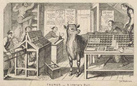 George Cruikshank Taurus: A Literary Bull