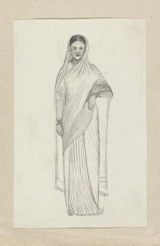 Gangaram Chintaman Tambat Indian Woman, possibly Bibi Amber Kaur