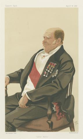 James Tissot Vanity Fair: Military and Navy; 'Little Harry', Admiral the Hon. Sir Henry Keppel, April 22, 1876