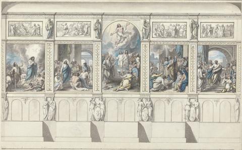 Benjamin West Design for a Wall of the Chapel of Revealed Religion