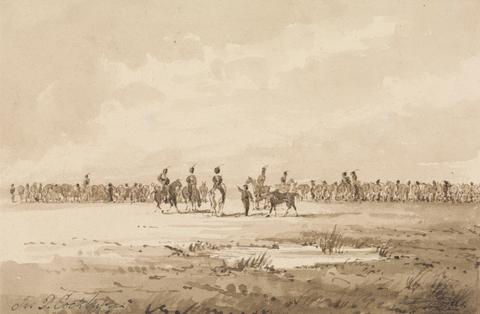 James Pattison Cockburn Dismounted Cavalry