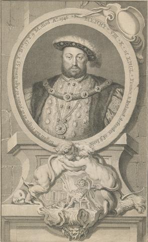 Jacobus Houbraken Henry VIII, King of England