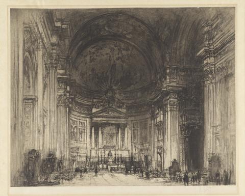 William Walcot Interior of the Church of the Gesù, Rome