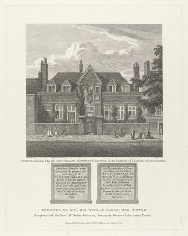 Bartholomew Howlett Schools founded by the Reverend Ralph Davenant, Rector of the Parish of St. Mary, Whitechapel
