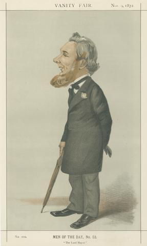 unknown artist Politicians - Vanity Fair. 'The Lord Mayor' Sir Sydney Hedley Waterloo. 9 November 1872