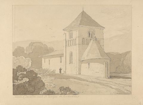 John Sell Cotman Church of Yainville, near Saint Georges de Bocherville, Normandy