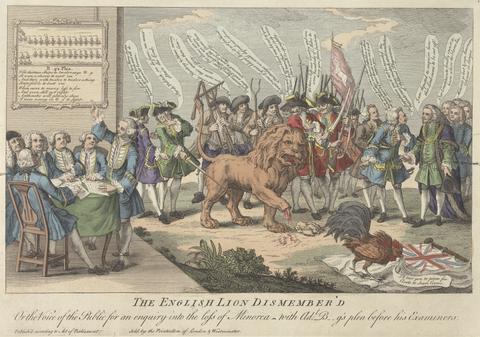 Thomas Colley The English Lion Dismember'd