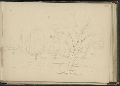 Myles Birket Foster Sketch of Trees