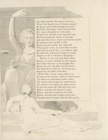 William Blake Plate 41 (page 92): 'When faith is virtue, reason makes it so'