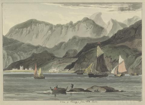 unknown artist View of Cuniag, from Loch Inver