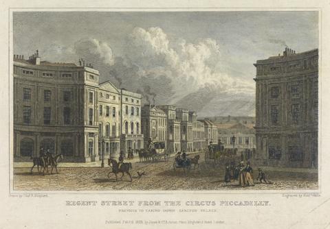 Robert Wallis Regent Street from the Circus Piccadilly