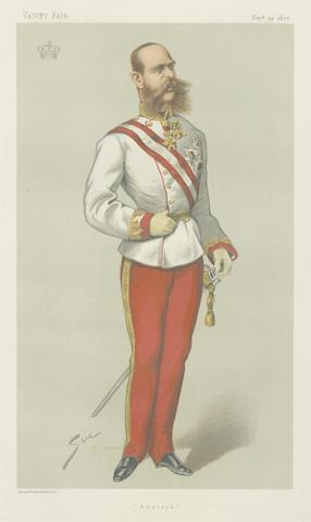 unknown artist Vanity Fair: Royalty; 'Austria', Francis Joseph I, Emperor-King of Austro-Hungary, December 29, 1877