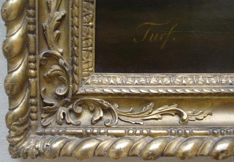 unknown artist British, Baroque style moulding frame