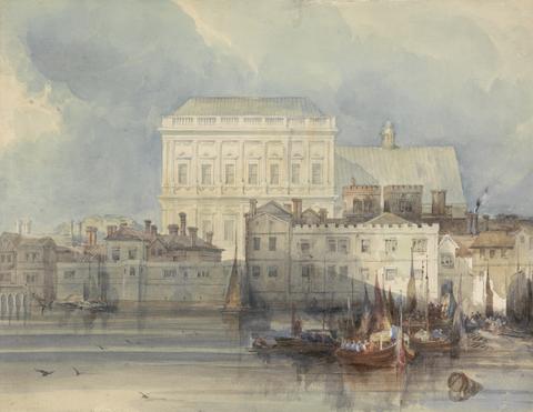 George Shepheard The Banqueting House, Whitehall, from the River