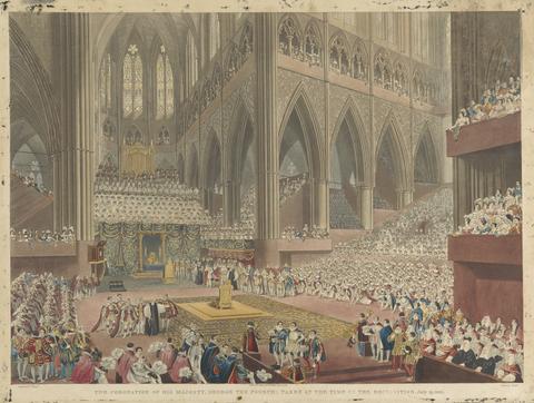 Matthew Dubourg The Coronation of His Majesty, George the Fourth: Taken at the Time of the Recognition. July 19, 1821