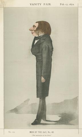 unknown artist Vanity Fair: Literary; 'The Realization of the Ideal', John Ruskin, February 17, 1872