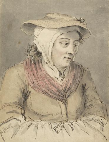 Louis Philippe Boitard A Fisherwoman, Hands under Apron