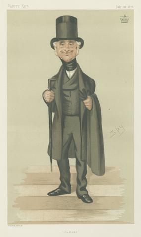 Leslie Matthew 'Spy' Ward Politicians - Vanity Fair - 'Customs'. Lord Cottesloe. July 22, 1876